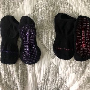 2 Pure Barre sticky socks